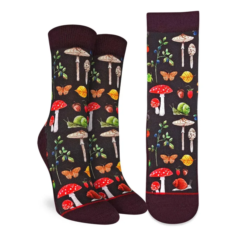 Women's Mushrooms, Snails, and Bugs Socks sold by Silver Lotus