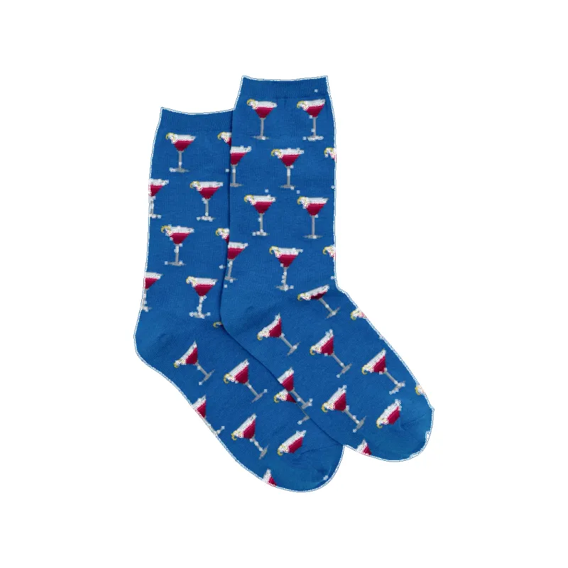 Women's Cosmo Cocktail Socks sold by Silver Lotus