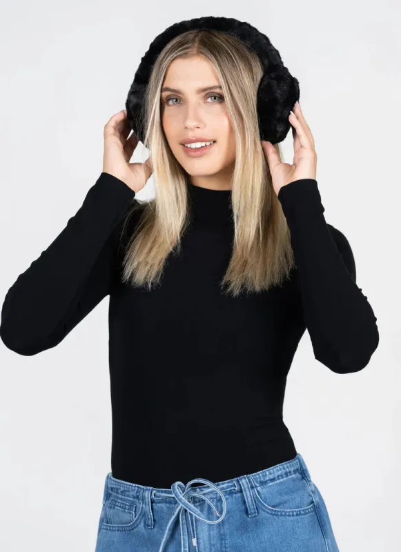 Faux Fur Ear Muffs sold by Silver Lotus