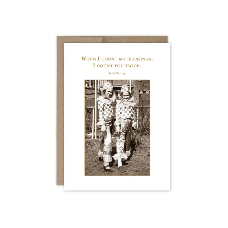 Count Twice Thank You Card sold by Silver Lotus