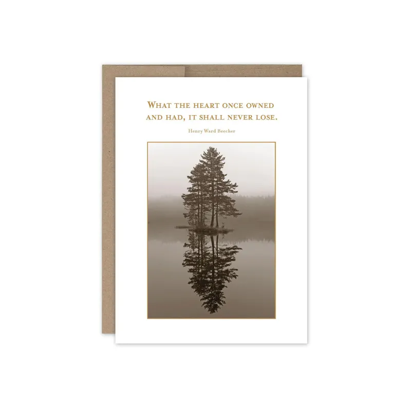 Heart Never Lose Sympathy Card sold by Silver Lotus