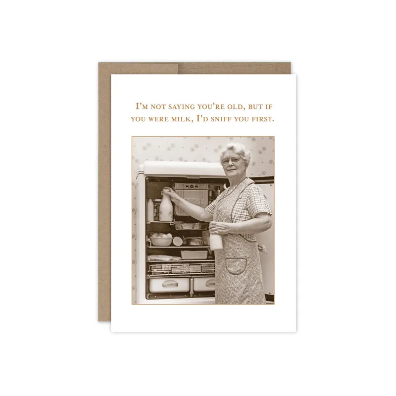 Not Saying Birthday Card sold by Silver Lotus