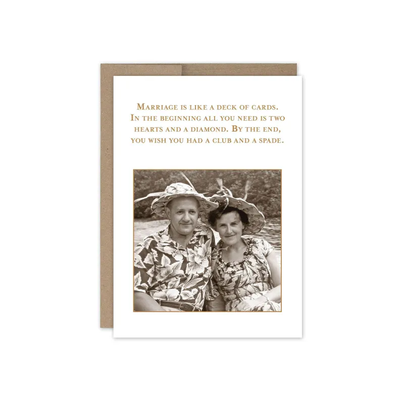 Deck Of Cards Anniversary Card sold by Silver Lotus