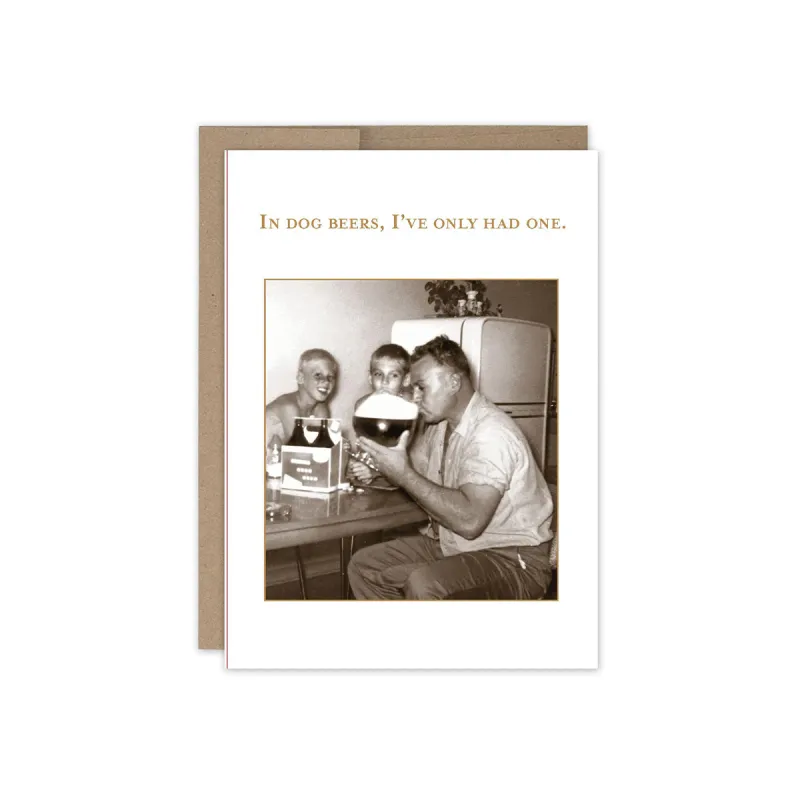 Dog Beers Birthday Card sold by Silver Lotus