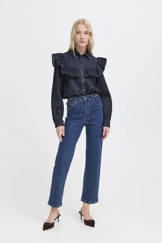 Katine Flounce Shirt sold by Silver Lotus