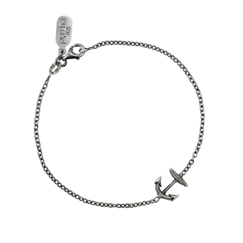 Anchor Symbol Charm Chain Bracelet - Limited Edition sold by Silver Lotus