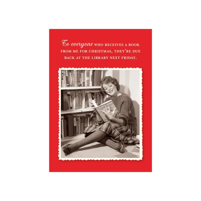 Library Holiday Card sold by Silver Lotus