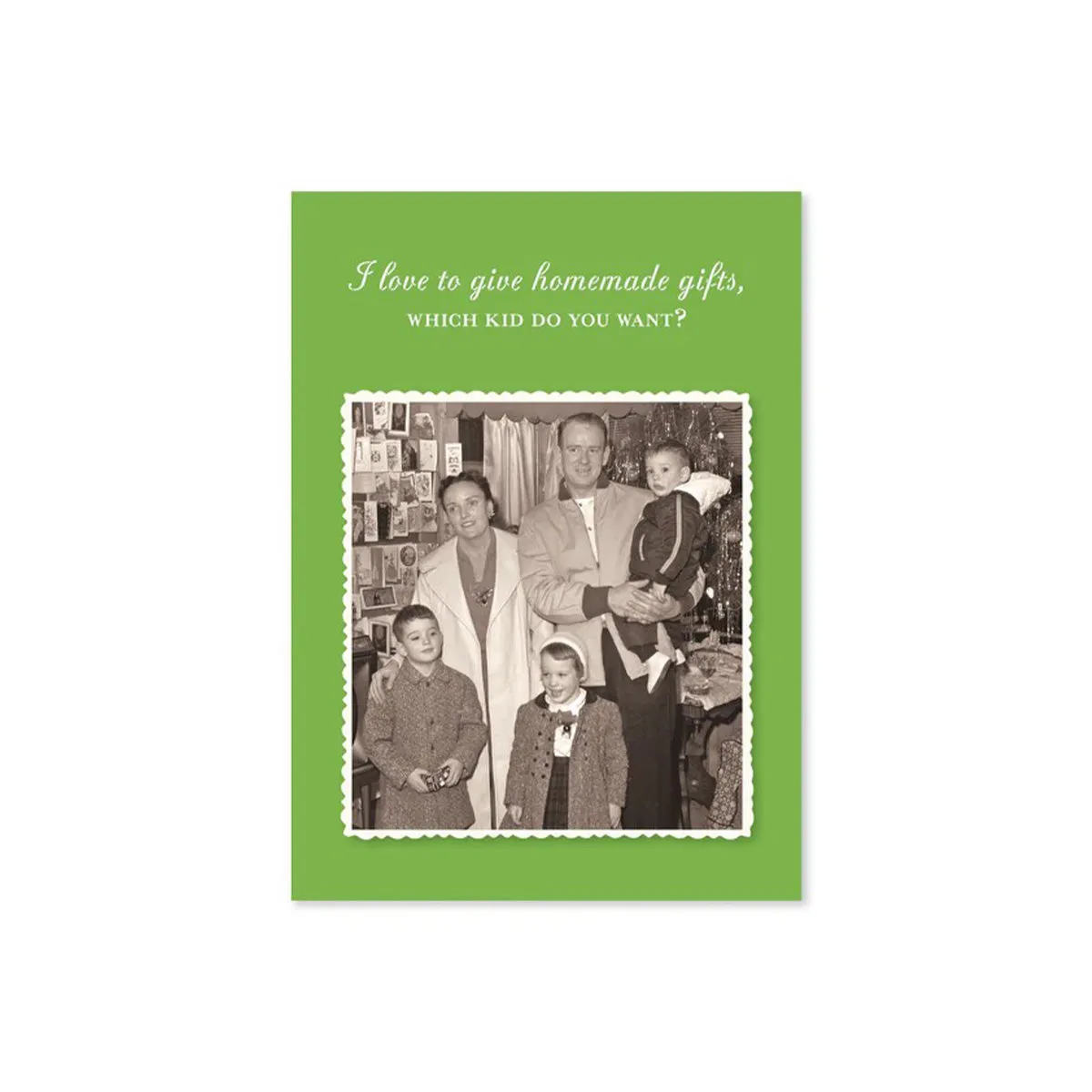 I Love to Give Homemade Gifts Holiday Card sold by Silver Lotus