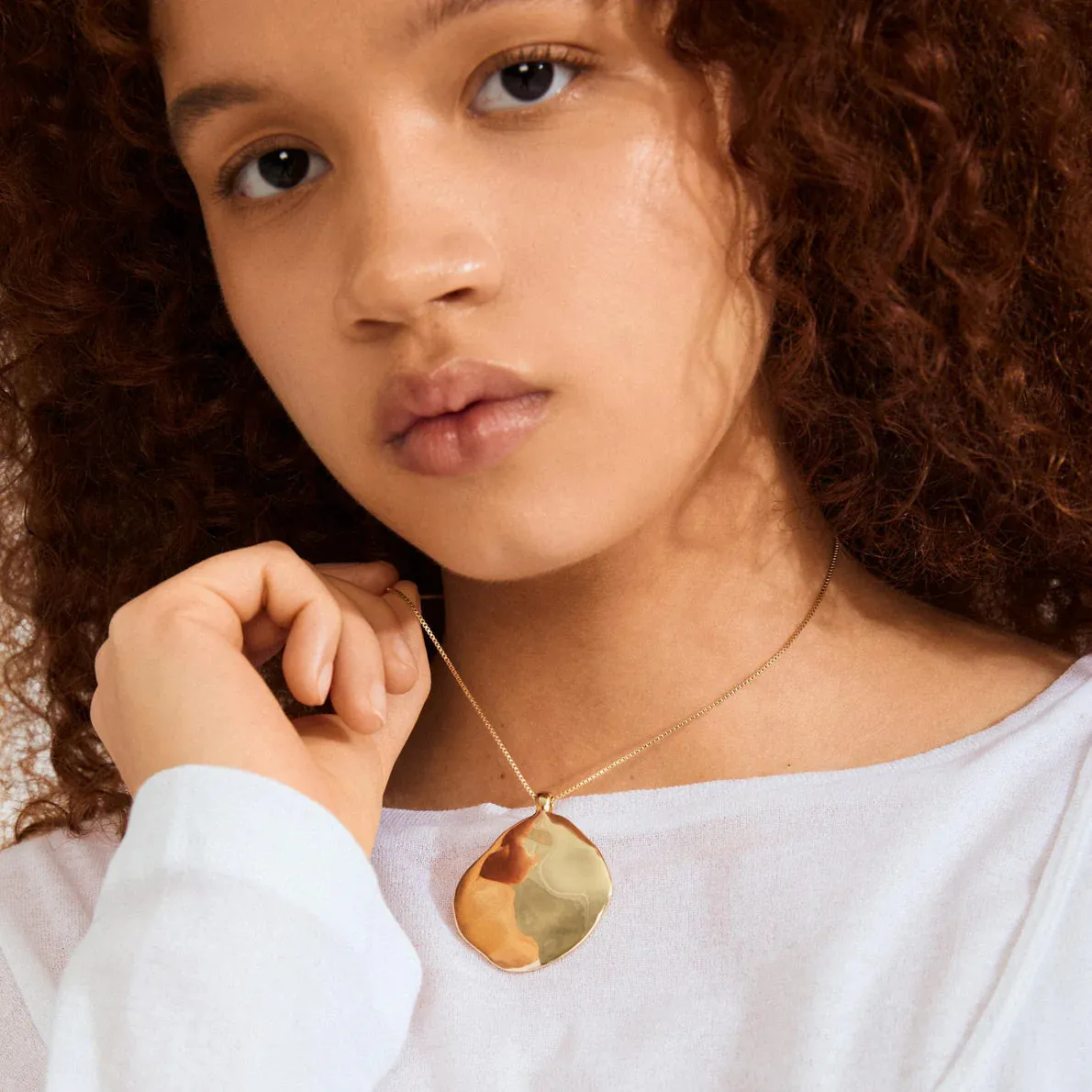 Sparkle Gold Plated Necklace sold by Silver Lotus product image thumbnail 3