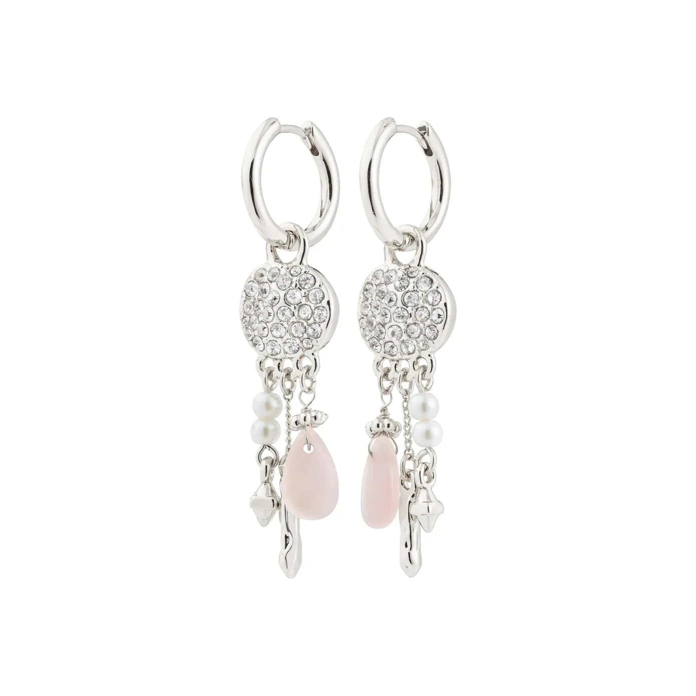 Shift Silver Plated Hoops sold by Silver Lotus