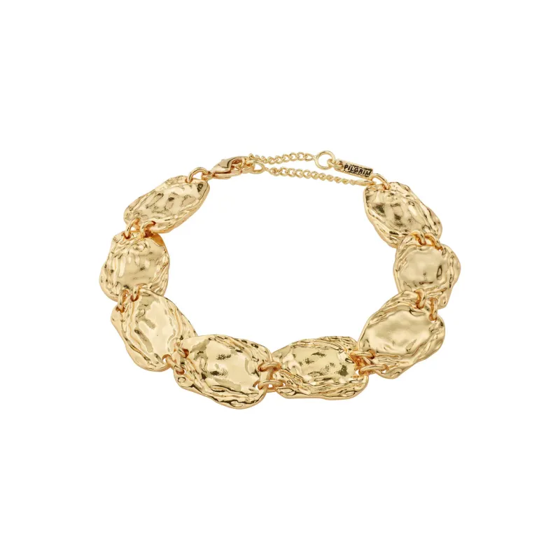 Shift Gold Plated Bracelet made by Pilgrim
