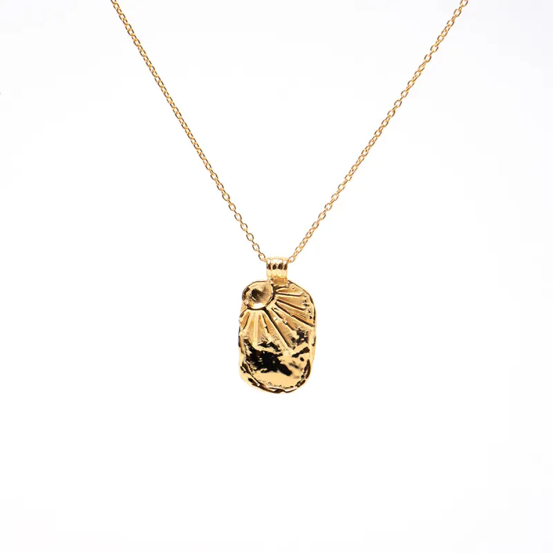 Sun Stamp Necklace sold by Silver Lotus