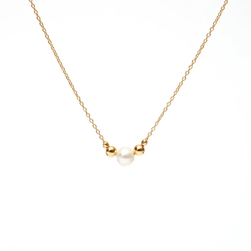 Pearl and Bead Necklace sold by Silver Lotus