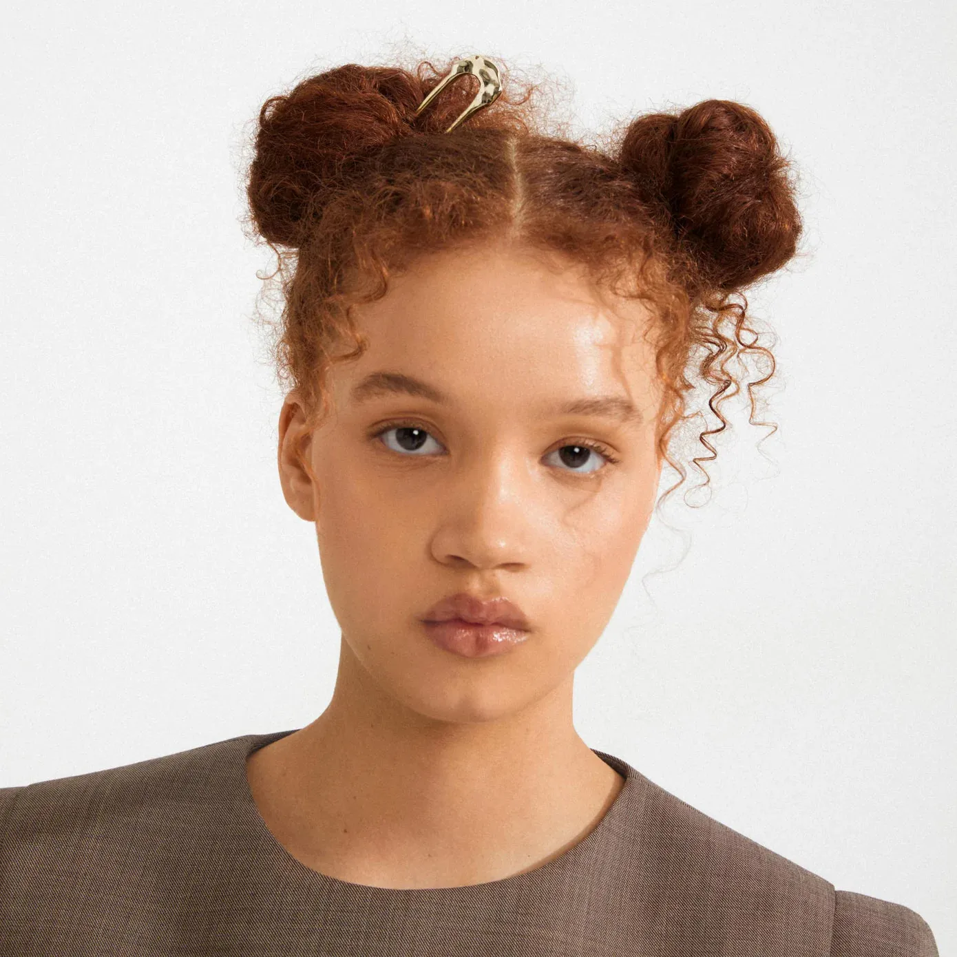 Amaris Gold Plated Hair Pin sold by Silver Lotus product image thumbnail 2