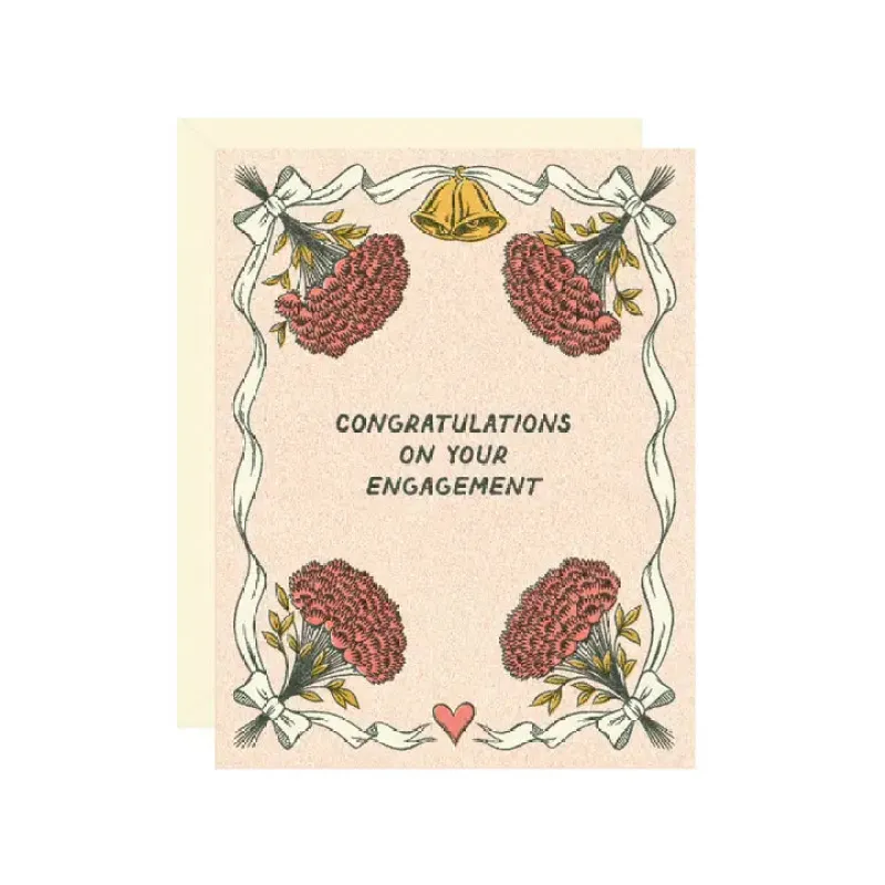 Engagement Congratulations Card sold by Silver Lotus