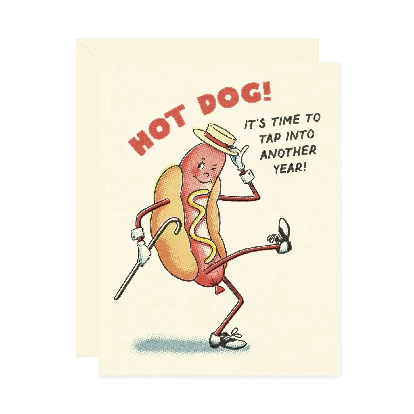 Hot Dog Tap Dance Birthday Card sold by Silver Lotus