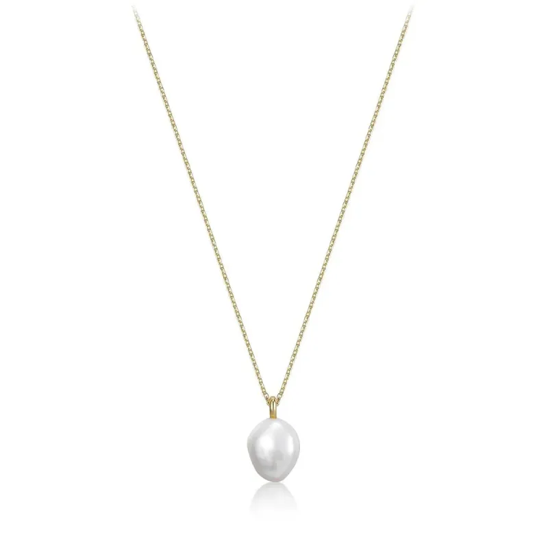 Mini Pearl Pendant Necklace sold by Silver Lotus