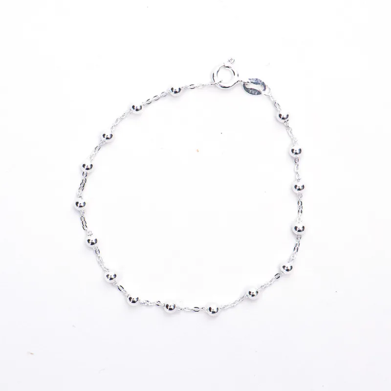 Sterling Silver Ball Bracelet sold by Silver Lotus