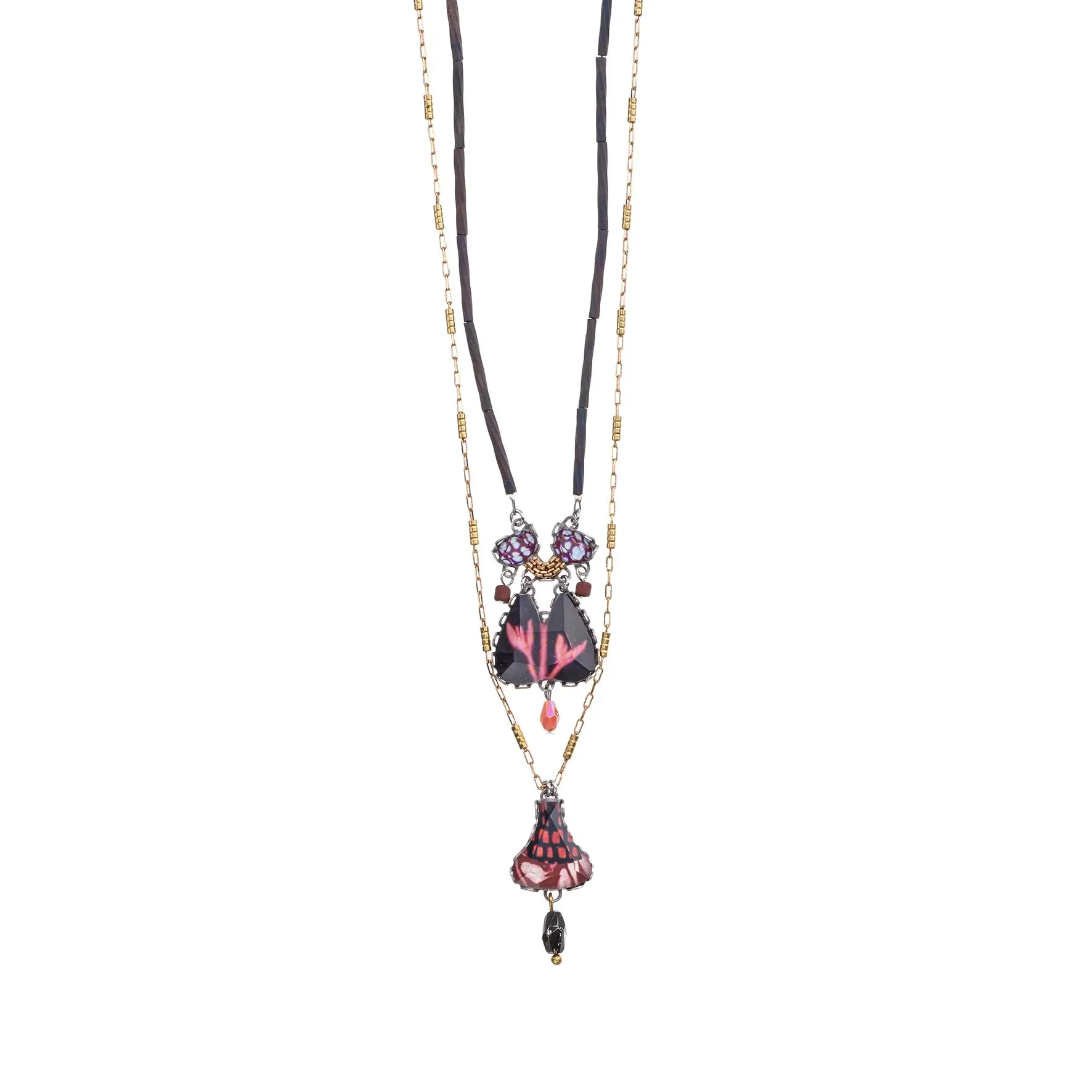 Rosy Clay Set, Milobra Necklace sold by Silver Lotus