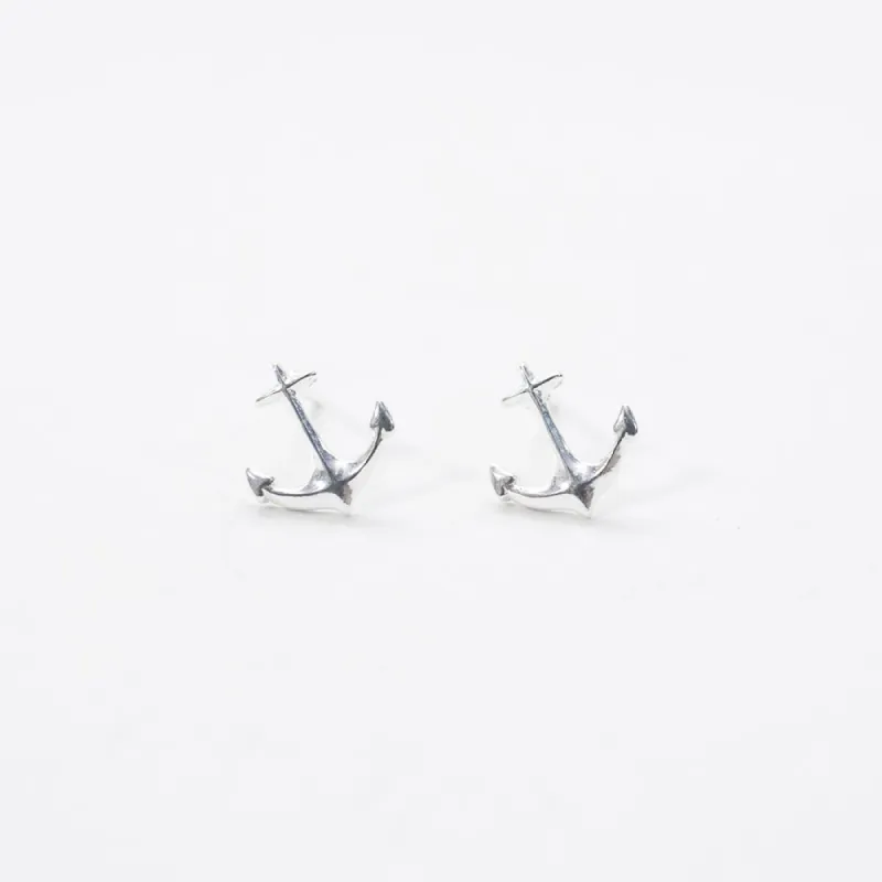 Silver Anchor Studs sold by Silver Lotus
