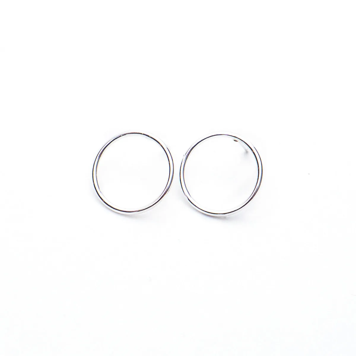 Silver Wire Cheerio Studs sold by Silver Lotus