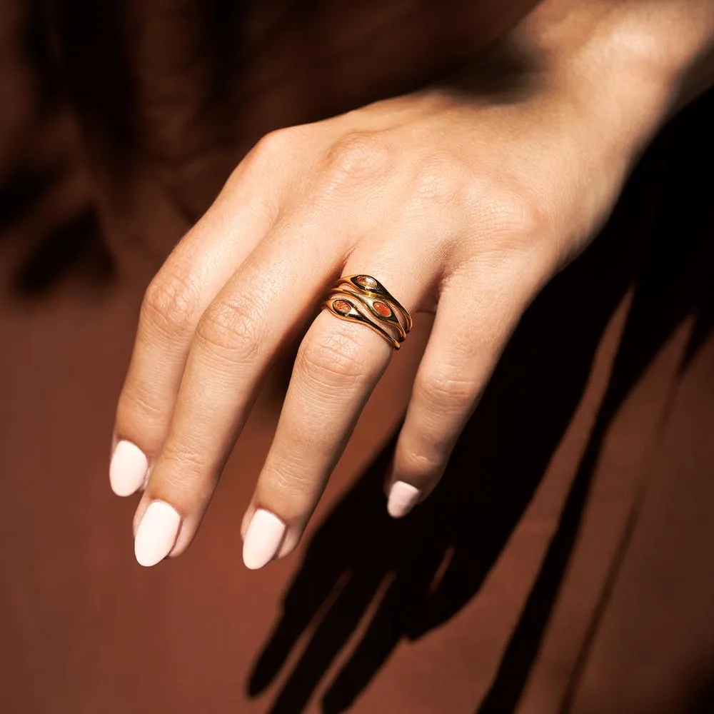 Canyon Gold Vermeil Ring sold by Silver Lotus product image thumbnail 2