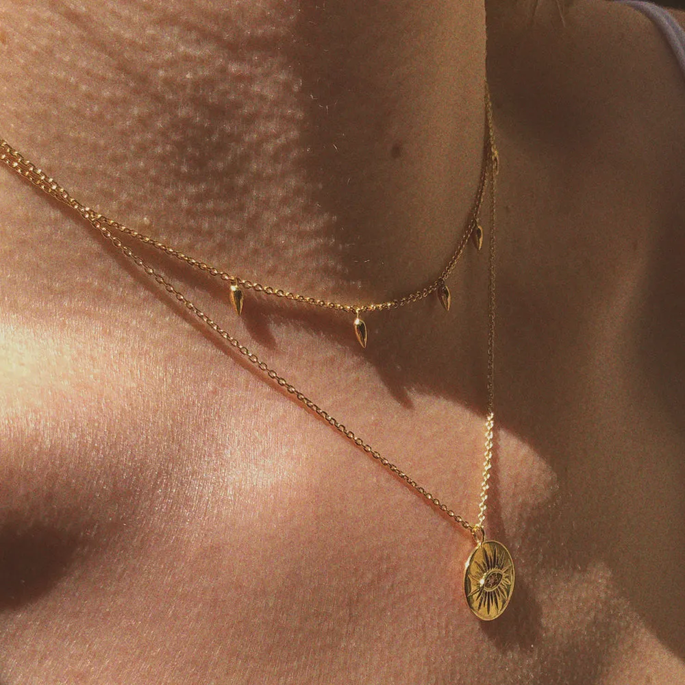 Gold Vermeil Pods Necklace sold by Silver Lotus product image thumbnail 2