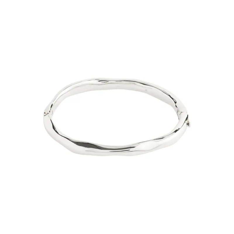 Harrison Silver Plated Bangle made by Pilgrim