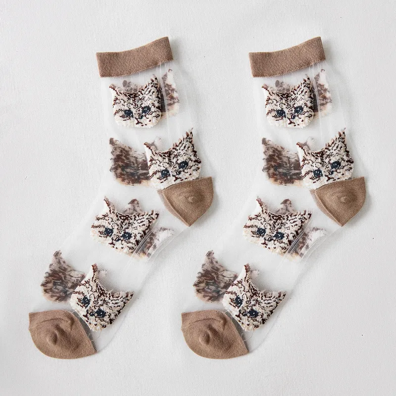 Cat Mesh Socks made by Silver Lotus