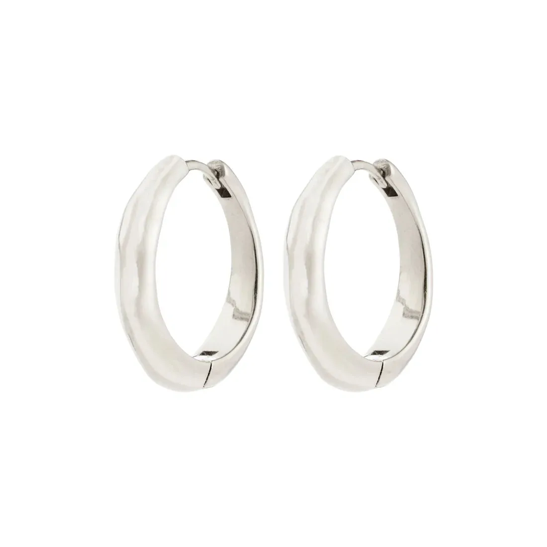 Harrison Silver Plated Hoops sold by Silver Lotus