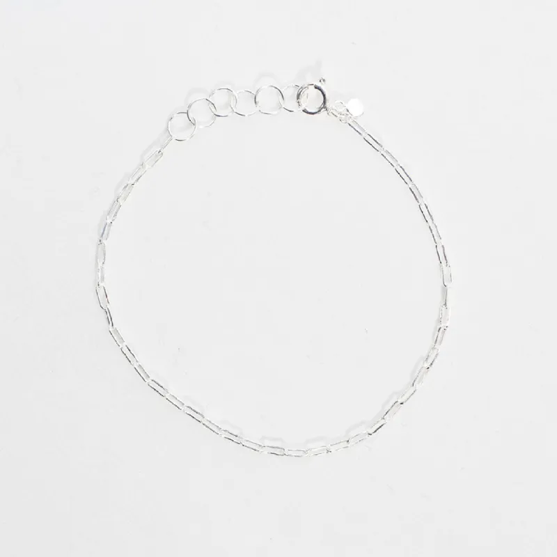 Fine Silver Parallel Chain Bracelet sold by Silver Lotus
