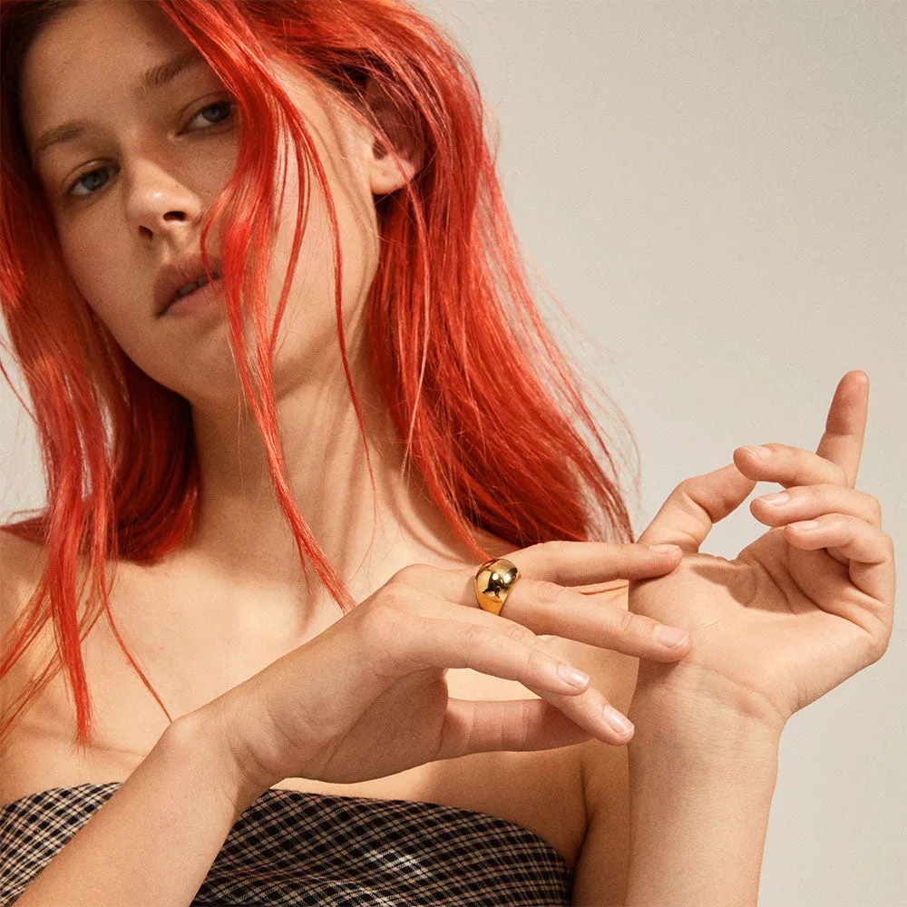 Alivia Gold Plated Ring sold by Silver Lotus product image thumbnail 3