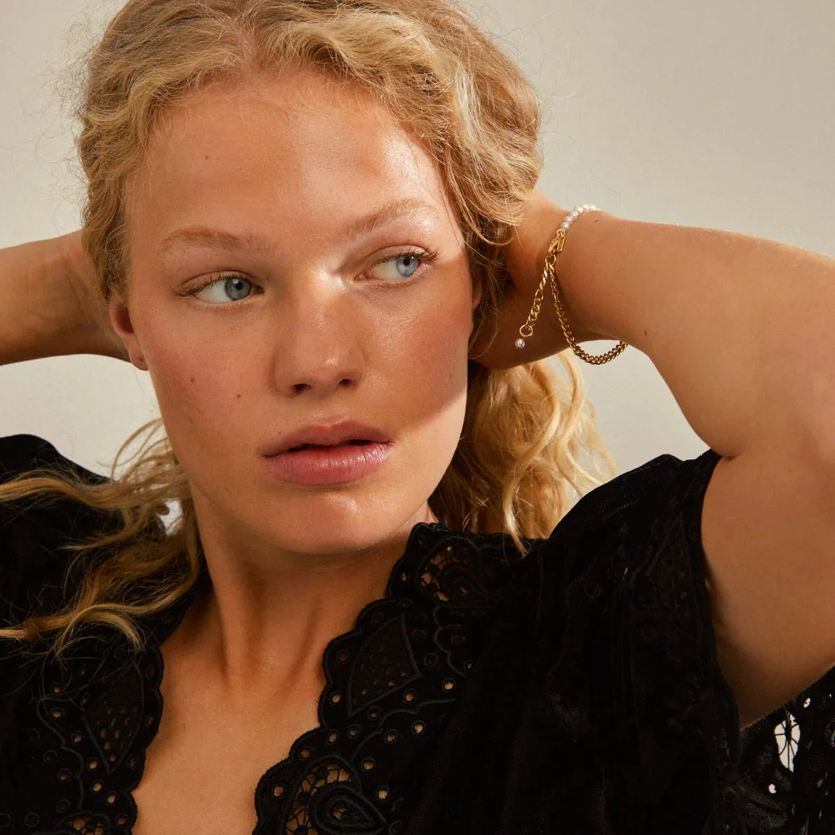 Relando Gold Plated Pearl Bracelet sold by Silver Lotus product image thumbnail 2