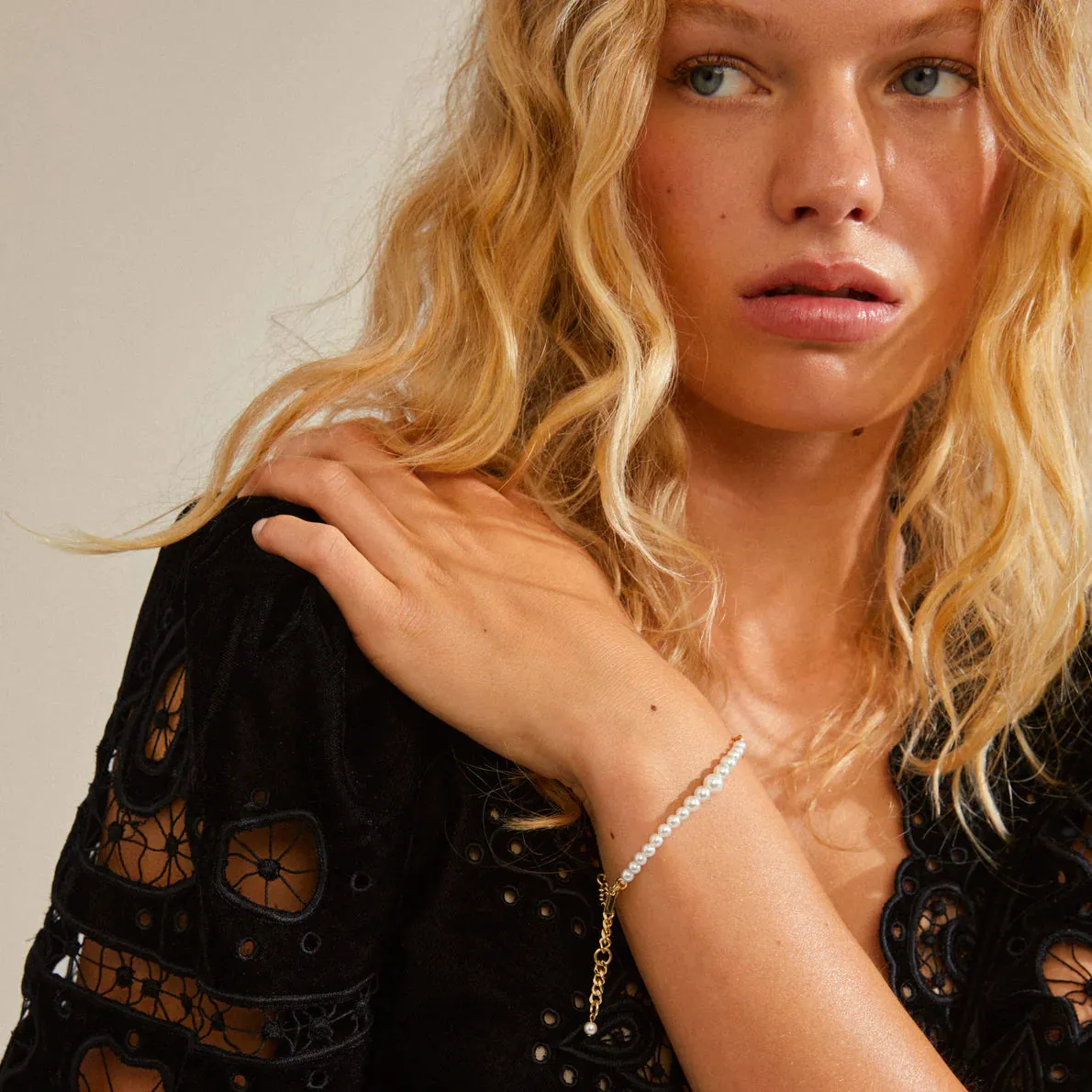 Relando Gold Plated Pearl Bracelet sold by Silver Lotus product image thumbnail 3