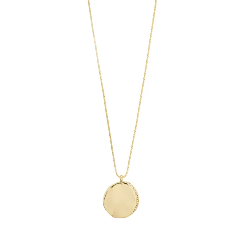 True Gold Plated Coin Necklace sold by Silver Lotus