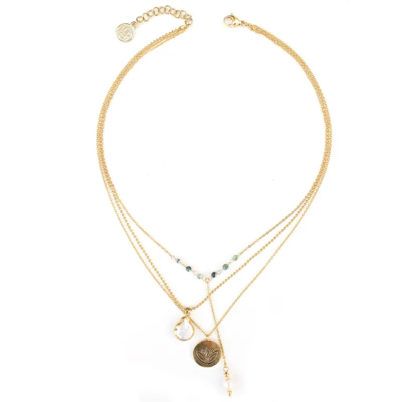 Lotus Gold Necklace sold by Silver Lotus