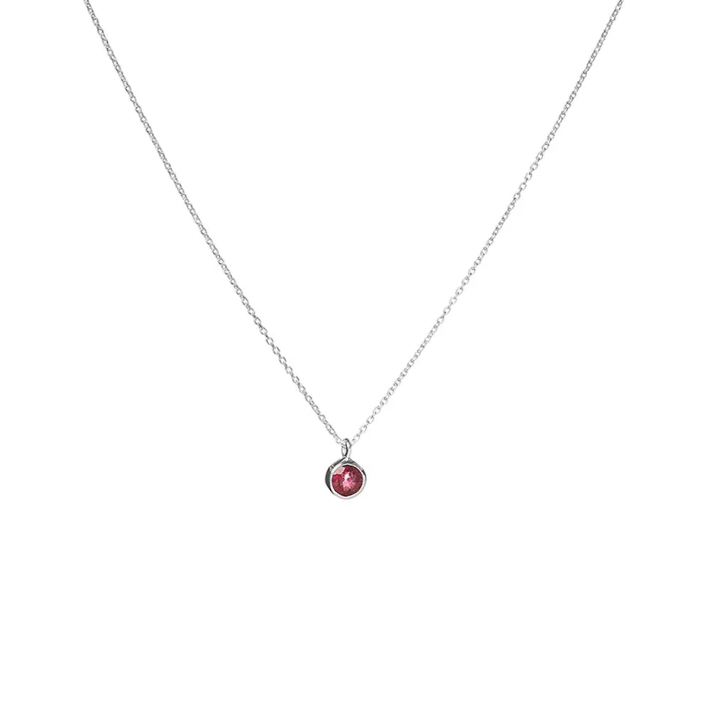 October Birthstone Necklace sold by Silver Lotus product image thumbnail 3