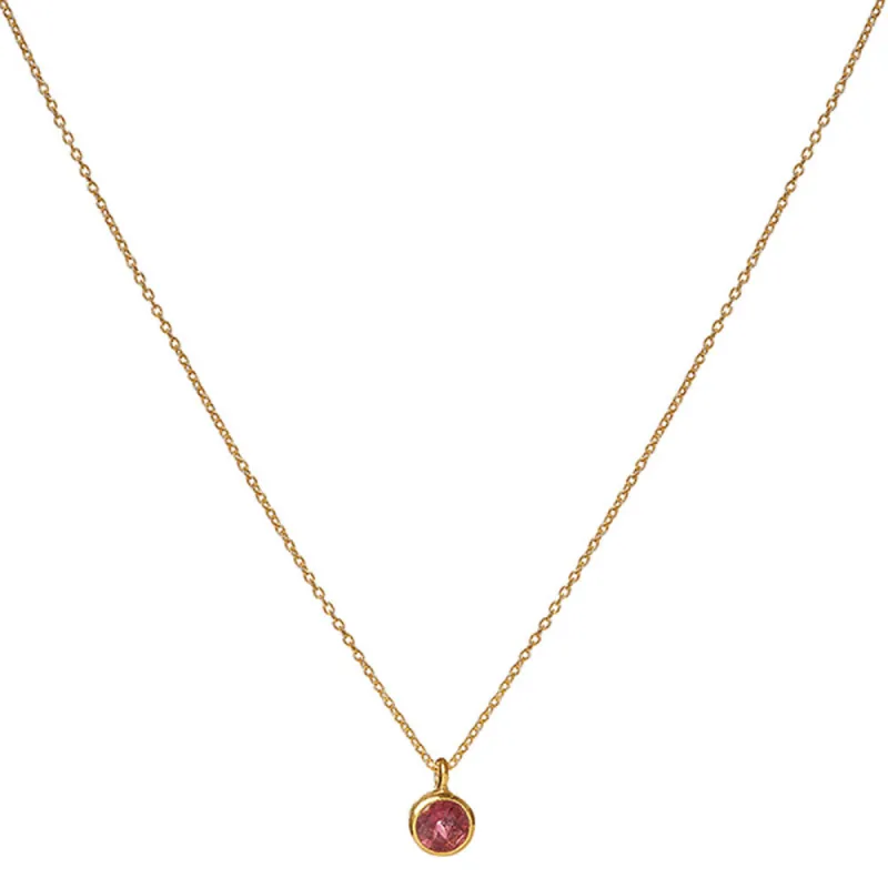 October Birthstone Necklace sold by Silver Lotus