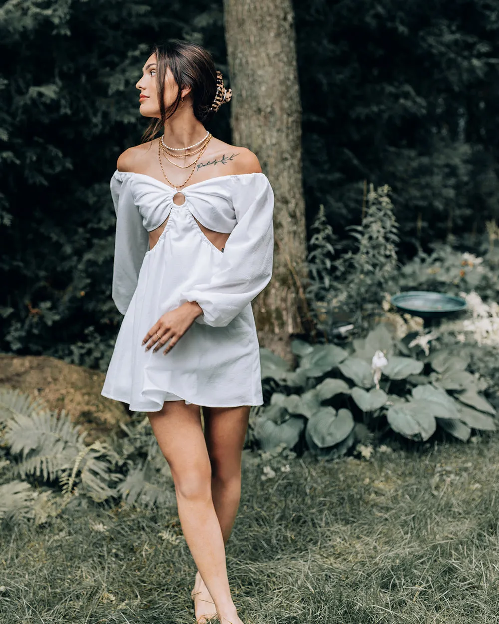 Filet Gold Necklace sold by Silver Lotus product image thumbnail 3