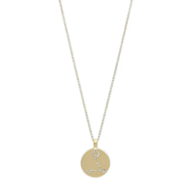 Pisces Star Sign Gold Plated Necklace sold by Silver Lotus