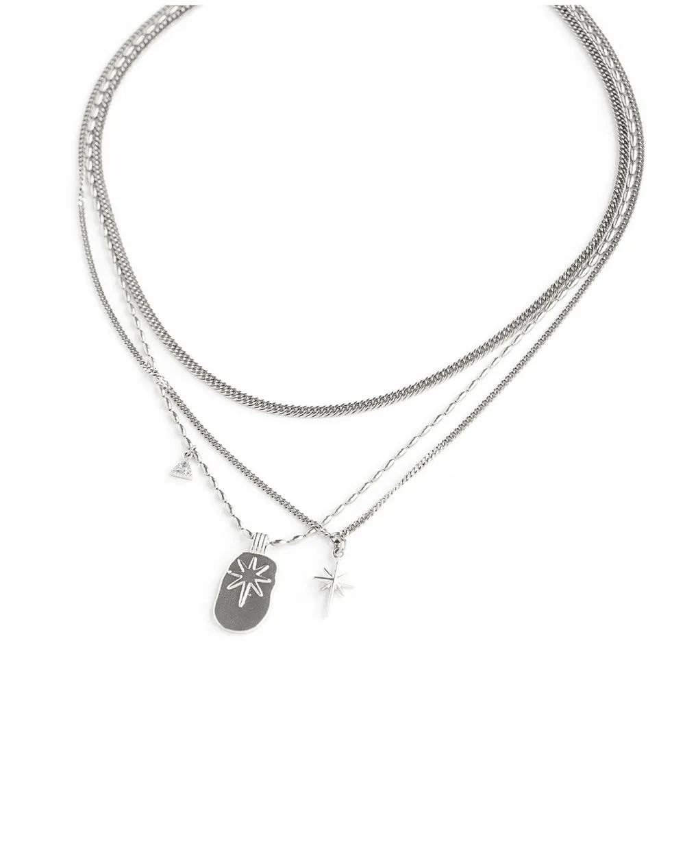 Paola Silver Necklace sold by Silver Lotus product image thumbnail 3
