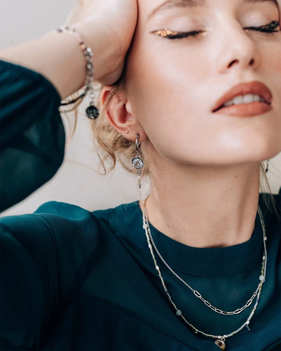 Renaud Silver Earrings sold by Silver Lotus product image thumbnail 3