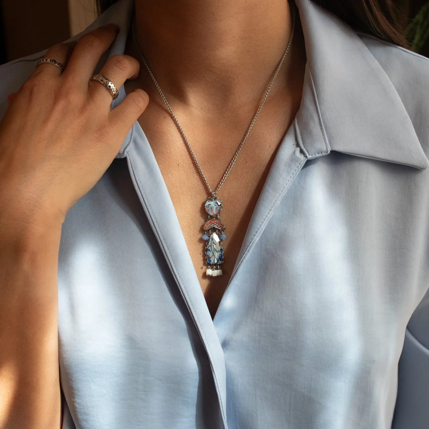 Sailing Time Necklace sold by Silver Lotus product image thumbnail 2