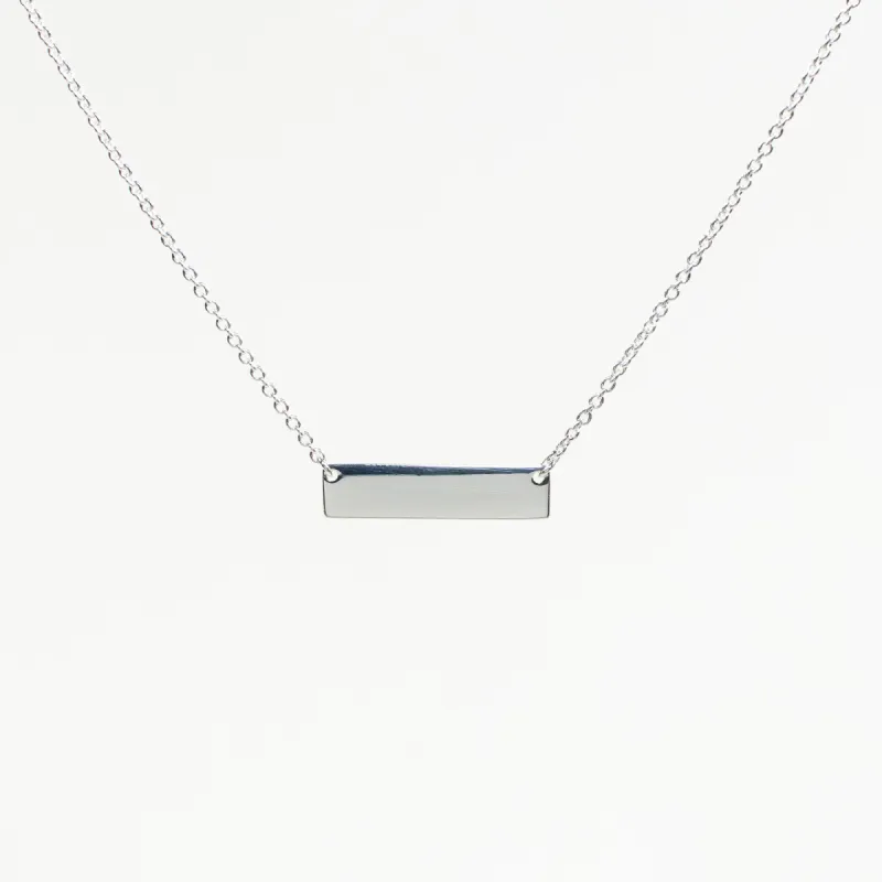 Silver Bar Necklace sold by Silver Lotus