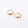 Gold Vermeil Small Crescent Click In Hoops sold by Silver Lotus