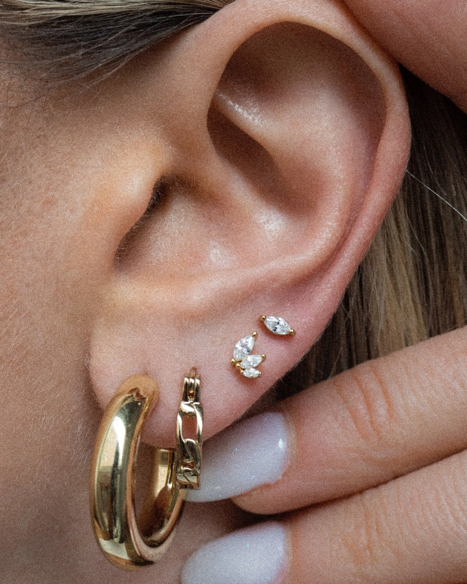 Emmy Studs sold by Silver Lotus product image thumbnail 4