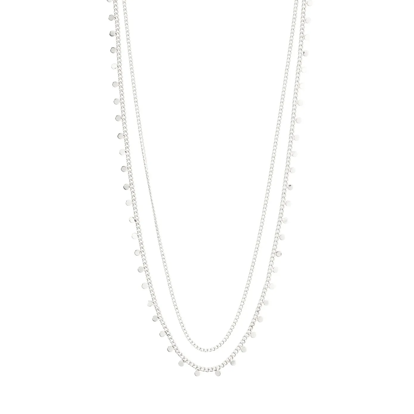 Bloom Silver Plated 2-in-1 Necklace Set sold by Silver Lotus