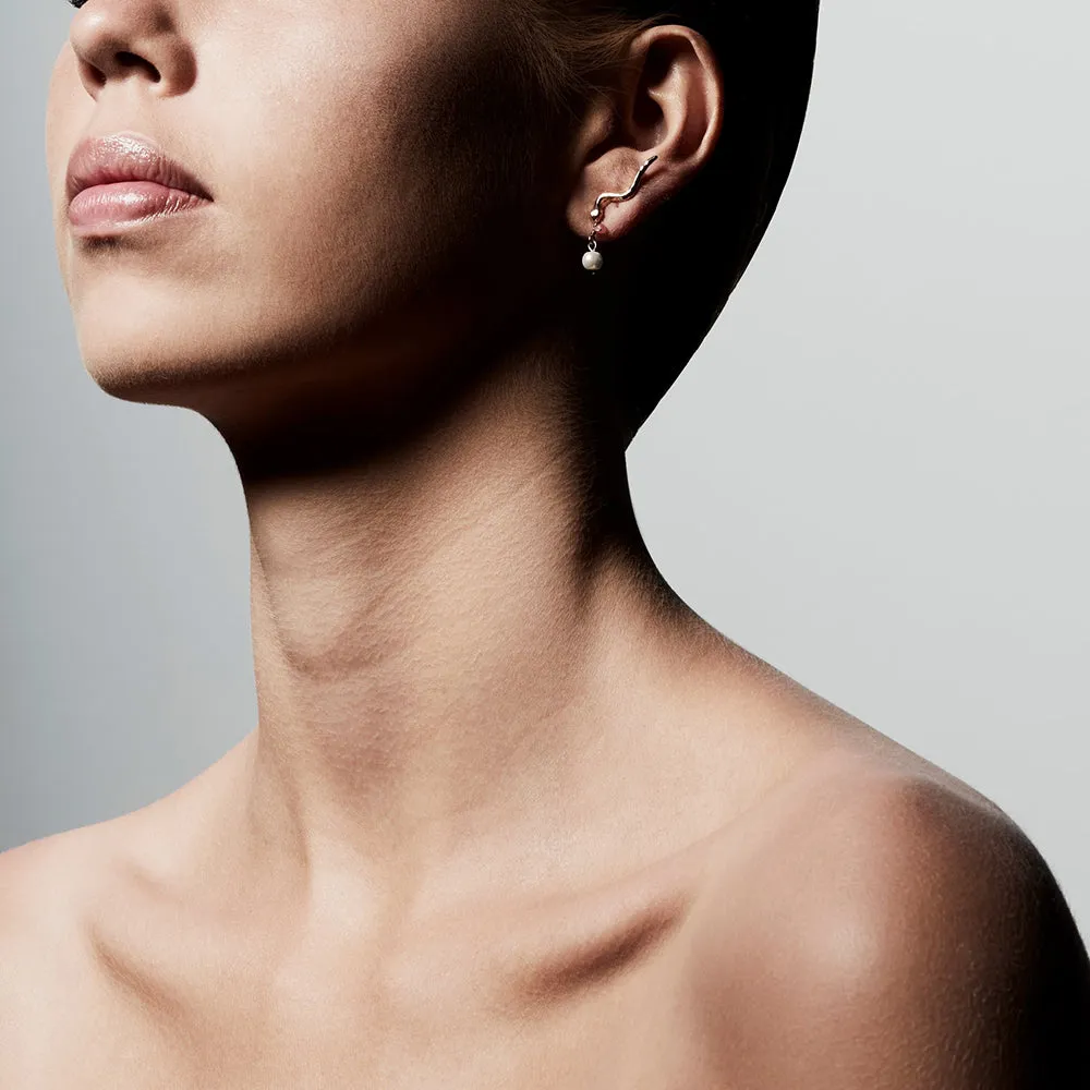 Poesy Rose Gold Plated Studs sold by Silver Lotus product image thumbnail 2