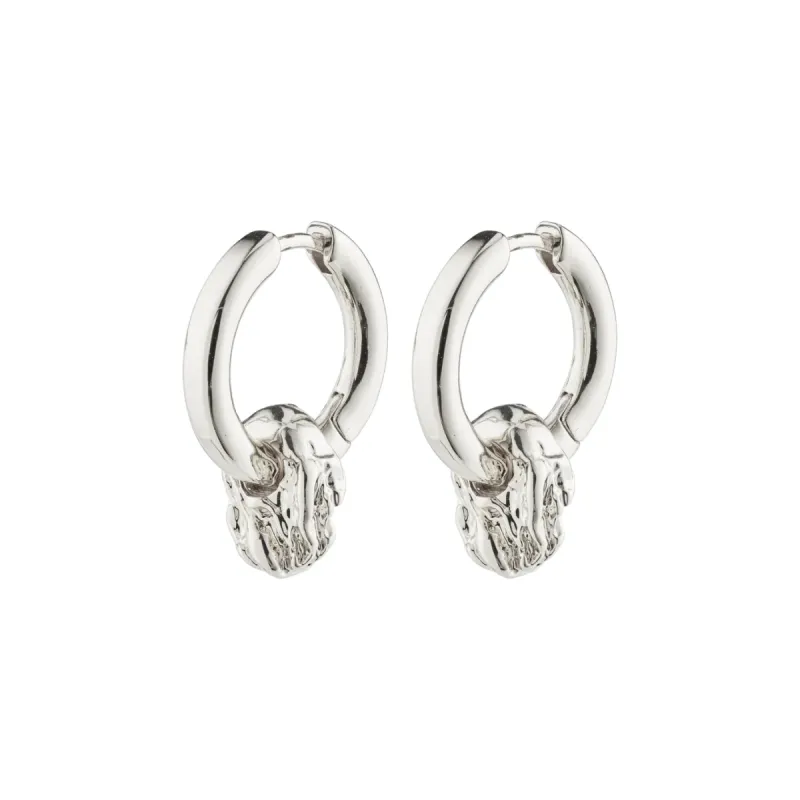 Sun Silver Plated Hoops sold by Silver Lotus
