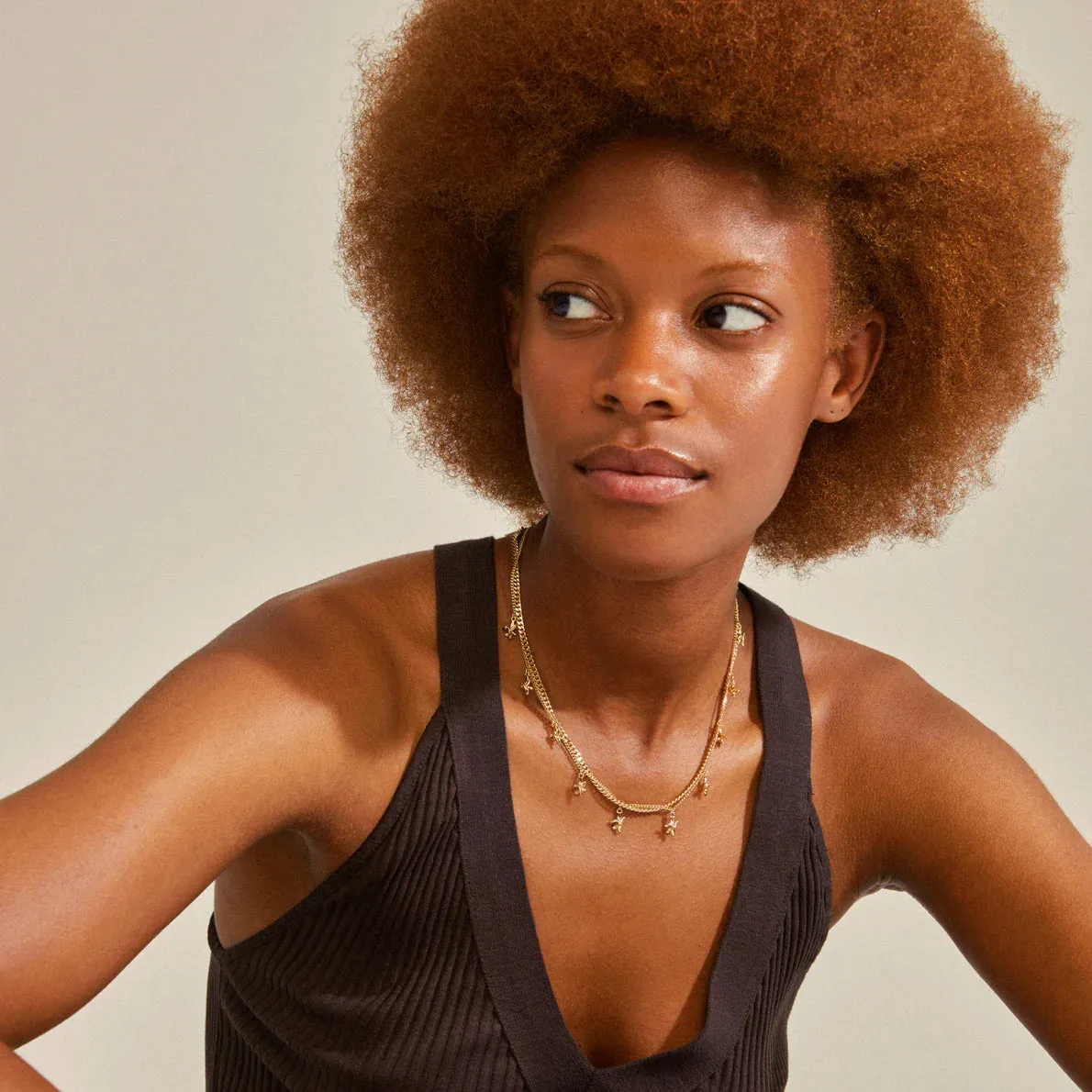 Riko Gold Plated 2-in-1 Necklace Set sold by Silver Lotus product image thumbnail 3